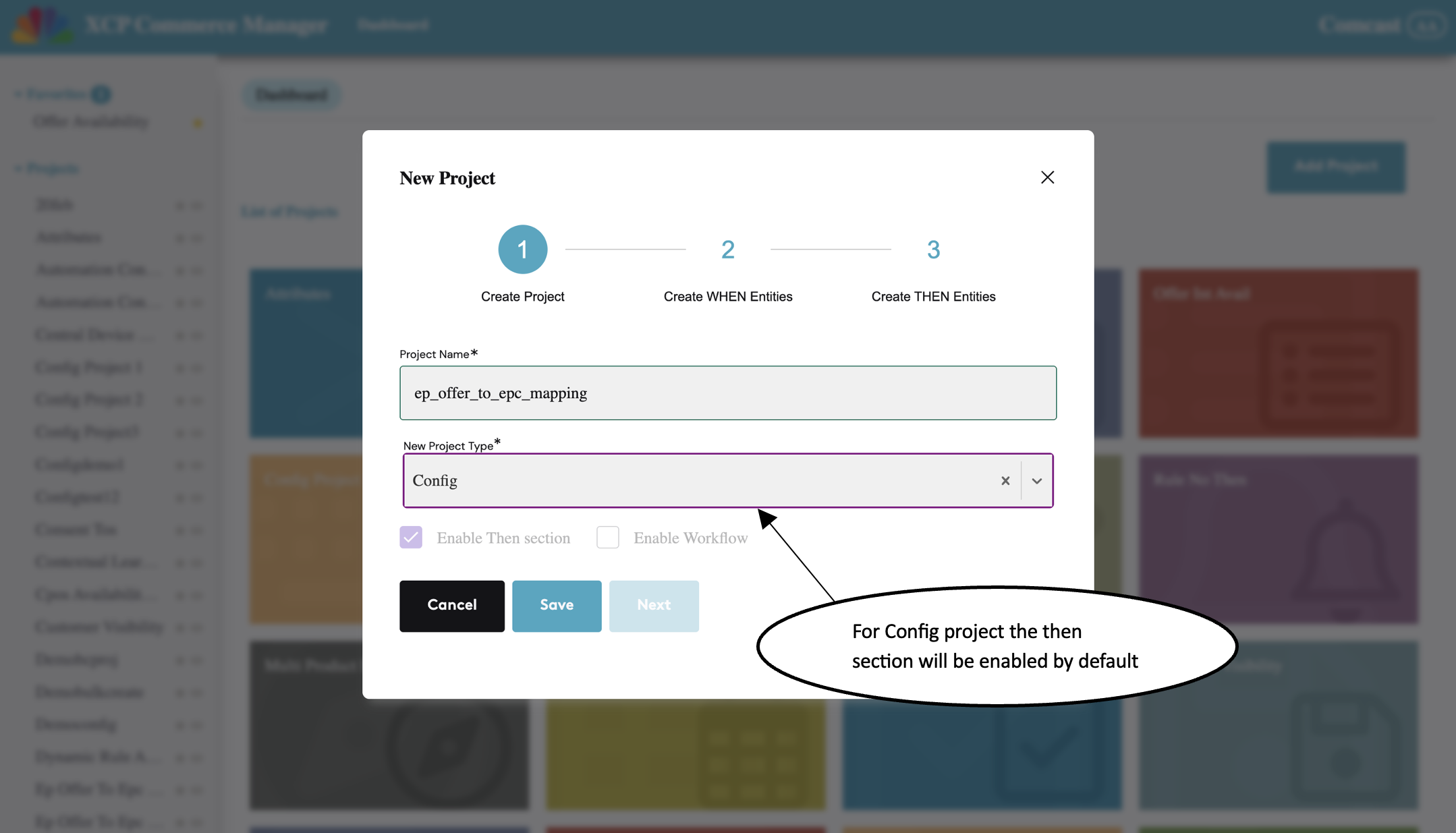 NewProject Page