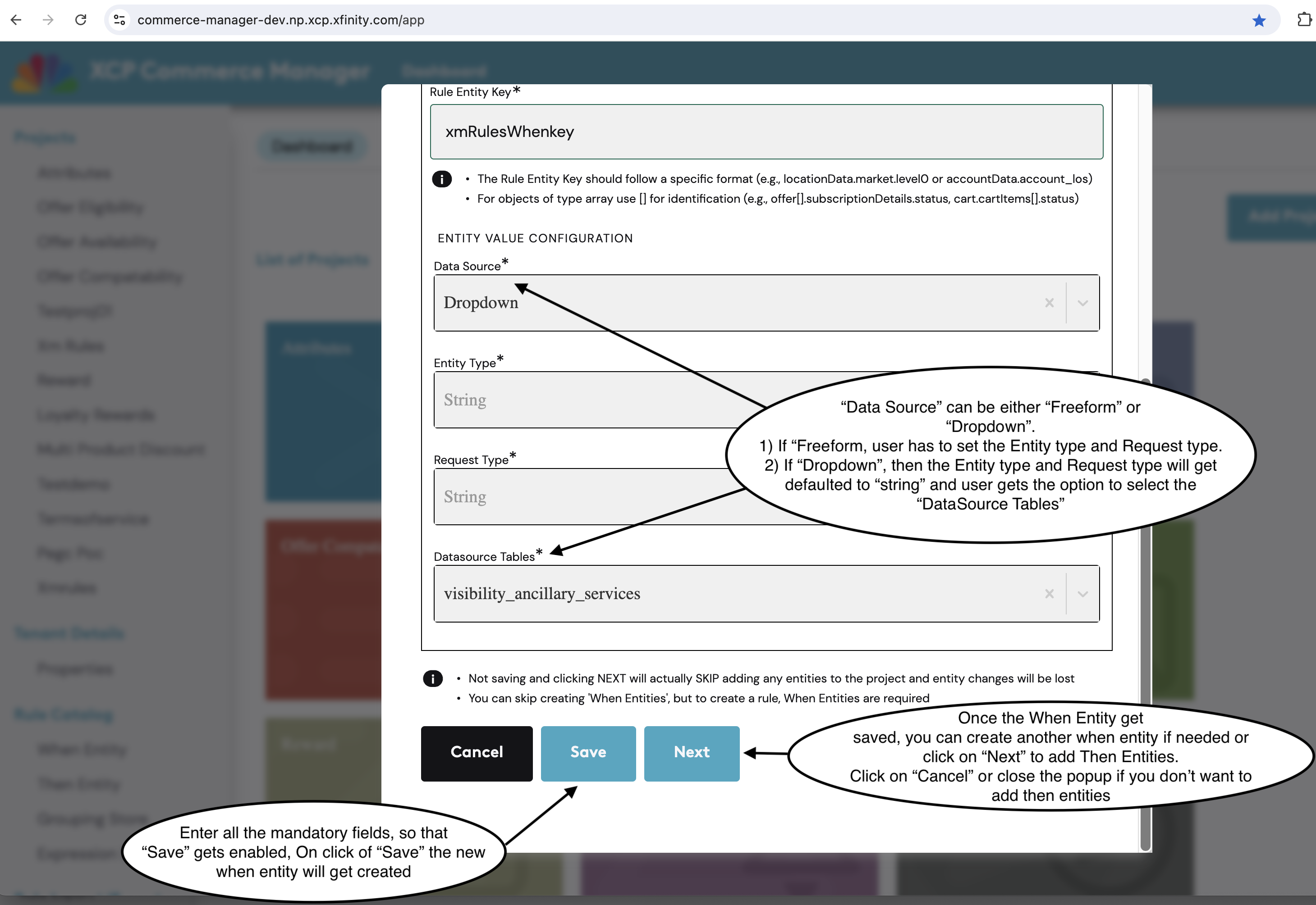 NewProject Page